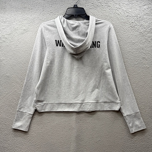 Vuori Pullover Hoodie Sweatshirt Women’s M Gray Black Waco Logo Athleisure - Picture 5 of 13